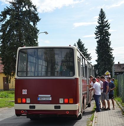 Z víkendu otevřených dveří v Muzeu dopravy ve Strašicích - 1. retrojízda vozidly