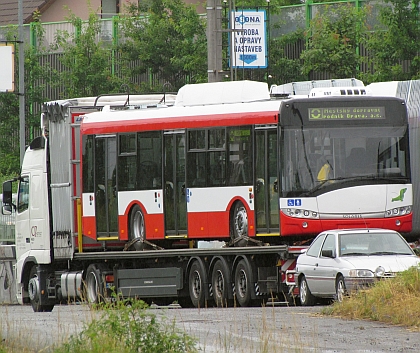 Nové trolejbusy MDPO se představily 26.8.2914 v Opavě