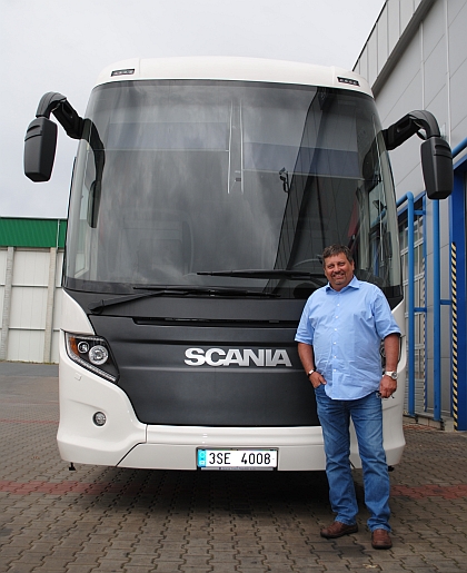 Druhý autokar Scania Touring 