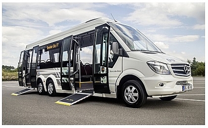 Autobusy značky Mercedes-Benz a Setra na IAA 2014 v Hannoveru