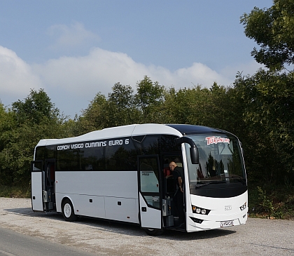 Fotoreportáž z prezentace krátkého tureckého autokaru Visigo EURO 6 4.9.2014