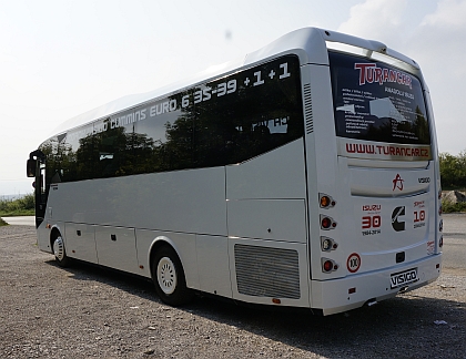 Fotoreportáž z prezentace krátkého tureckého autokaru Visigo EURO 6 4.9.2014
