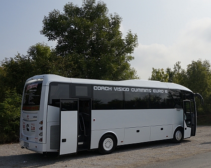 Fotoreportáž z prezentace krátkého tureckého autokaru Visigo EURO 6 4.9.2014