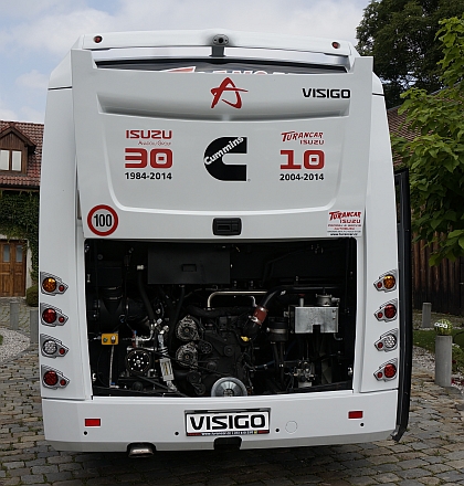 Fotoreportáž z prezentace krátkého tureckého autokaru Visigo EURO 6 4.9.2014