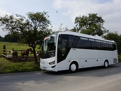 Fotoreportáž z prezentace krátkého tureckého autokaru Visigo EURO 6 4.9.2014