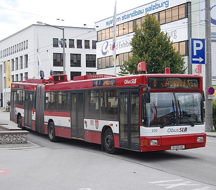 Dopravní pohlednice ze Solné komory I.: Trolejbusy v Salzburgu