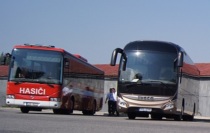 Ze Dne otevřených dveří v areálu poprodejních služeb a skladu Iveco CR