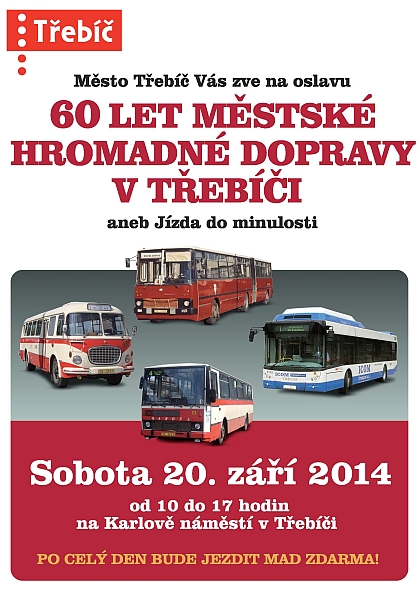 Oslavy 60 let MHD Třebíč 20. 9. 2014