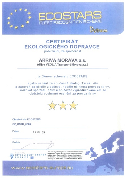 Arriva Morava modernizuje vozový park vozy v nových firemních barvách