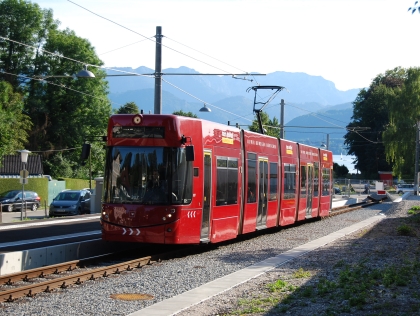 Dopravní pohlednice ze Solné komory II.: Horská dráha  Schafberg 