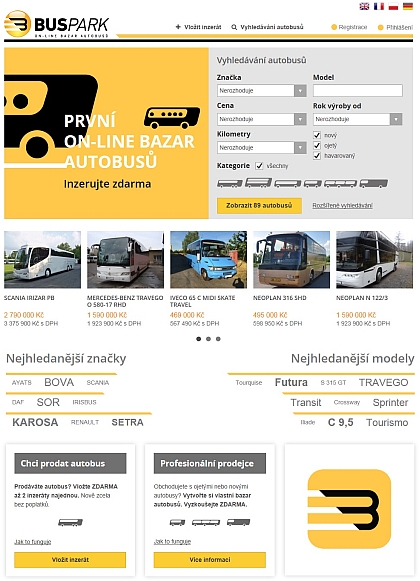 Internetový  obchod s ojetými autobusy posiluje 