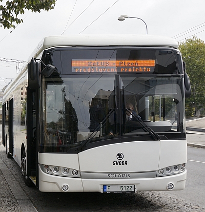 V Plzni byl veřejně představen projekt ZeEUS spolu s elektrobusem