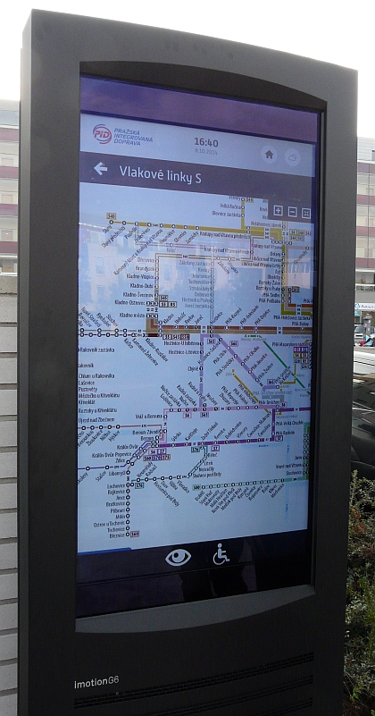 ROPID: Cestujícím v Uhříněvsi  pomáhají interaktivní kiosky nového typu