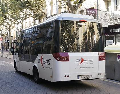 Autobusová pohlednice ze Španělska: Igualada a barcelonské  letiště 