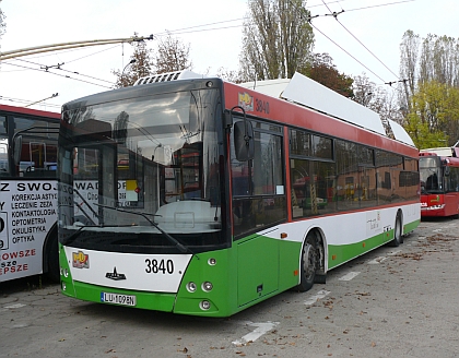 Evropská kuriozita: V Lublinu nahrazují nedostatek  autobusů  trolejbusy  
