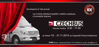 Pozvánka na veletrh Czechbus 2014: KHMC Opava představí čtyři midibusy