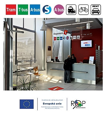 Dopravní infocentrum - Integrované mobilitní centrum Ostrava pro veřejnost 