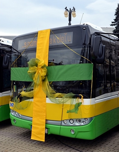 Pět nových autobusů  Solaris Urbino 12 v Žilině