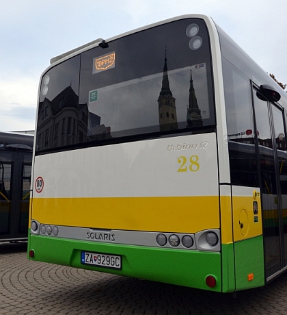 Pět nových autobusů  Solaris Urbino 12 v Žilině