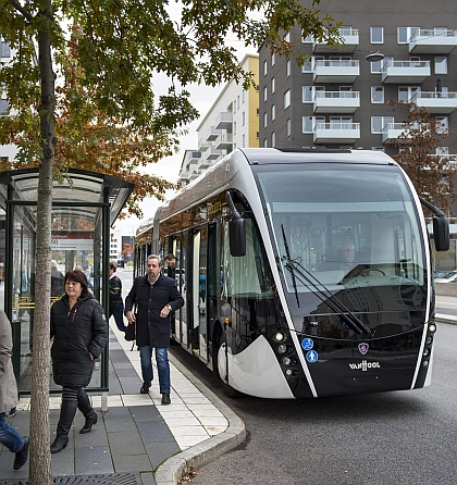 Plynový autobus Scania Van Hool Exqui.City pro město a BRT