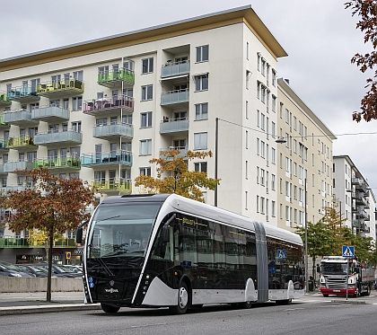 Plynový autobus Scania Van Hool Exqui.City pro město a BRT
