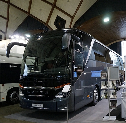 EvoBus na veletrhu CZECHBUS 2014  se značkami Setra a Mercedes-Benz