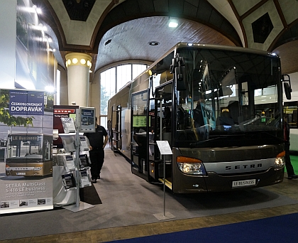 EvoBus na veletrhu CZECHBUS 2014 se značkami Setra a Mercedes-Benz