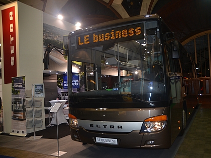 EvoBus na veletrhu CZECHBUS 2014 se značkami Setra a Mercedes-Benz