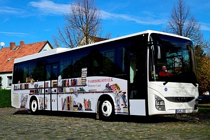 Iveco Crossway v zahraničí jako bibliobus v okolí německého Výmaru