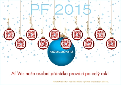 PF 2015 II. Už tradičně zveřejňujeme došlé novoročenky 
