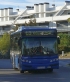 Autobusová pohlednice ze španělského města Sitges