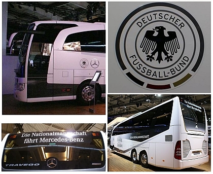 Nový Mercedes-Benz Tourismo pro tým německé fotbalové reprezentace žen