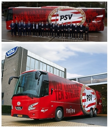Nová VDL Futura pro nizozemský fotbalový  klub PSV Eindhoven