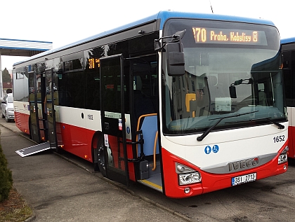 Pět nových autobusů IVECO Crossway LE v provozu u ČSAD Střední Čechy