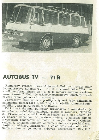 Z archivu Vlastimila Tělupila: Rumunský Bucegi TV 71 R