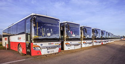Dodávka 21 autobusů Setra MultiClass do Rakouska