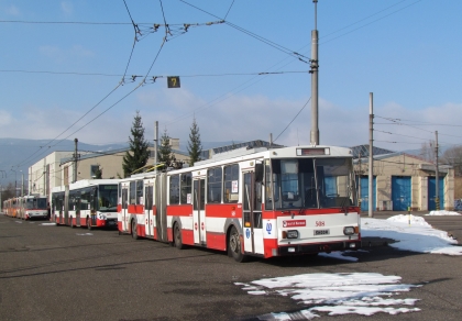 Dodávka  nových trolejbusů ze Škody Electric do Ústí nad Labem 