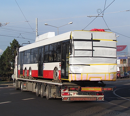 Dodávka  nových trolejbusů ze Škody Electric do Ústí nad Labem 