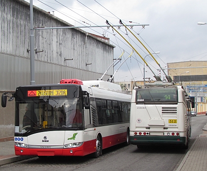 Dodávka  nových trolejbusů ze Škody Electric do Ústí nad Labem 