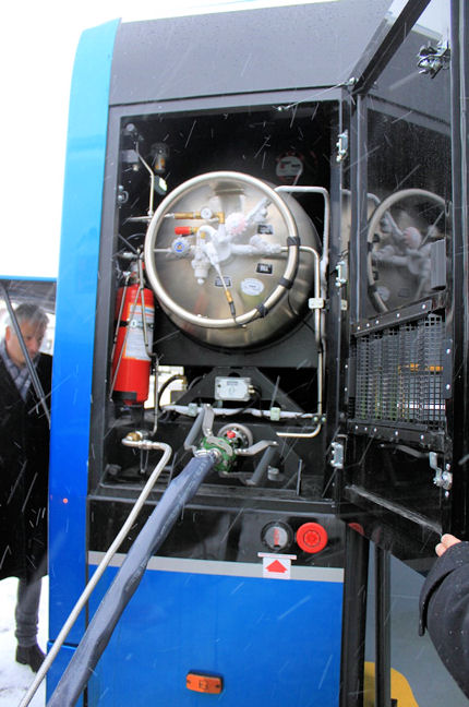 BUSportál SK: Autobus na skvapalnený zemný plyn (LNG) skúšajú v Dunajskej Strede