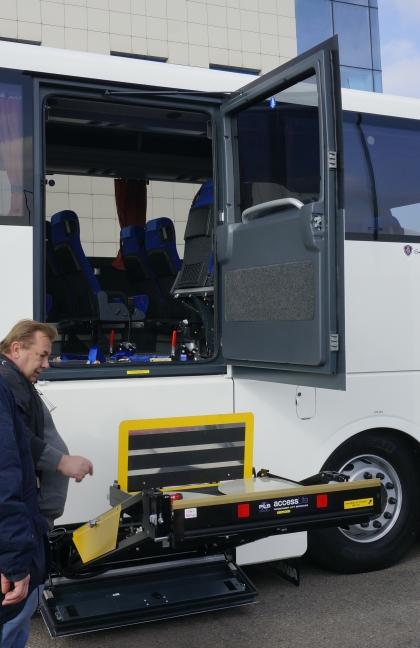 Novou Scanii Omniexpress ve speciální úpravě pro potřeby hendikepovaných dětí