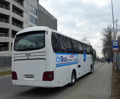 ČD Bus Ostrava-Krakov vyjel. Dopravcem je společnost Arriva Morava