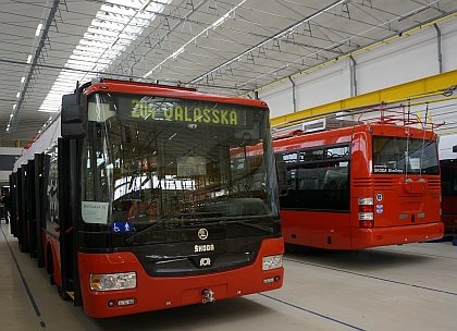 Na návštěvě ve Škoda Electric při příležitosti setkání zaměstnanců s prezidentem