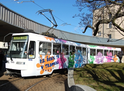 Nový hlas MHD v Brně a "vzkazová" tramvaj