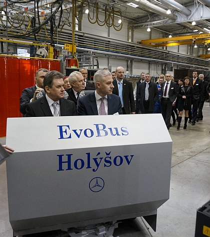 Obrazem: Na návštěvě v závodě Holýšov společnosti EvoBus ČR I.