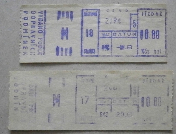 Z historie odbavovacích systémů: Zajímavé jízdenky  ze strojku  T.I.M.