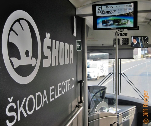 Druhý elektrobus Škoda PERUN  ode dneška ve zkušebním provozu s cestujícími