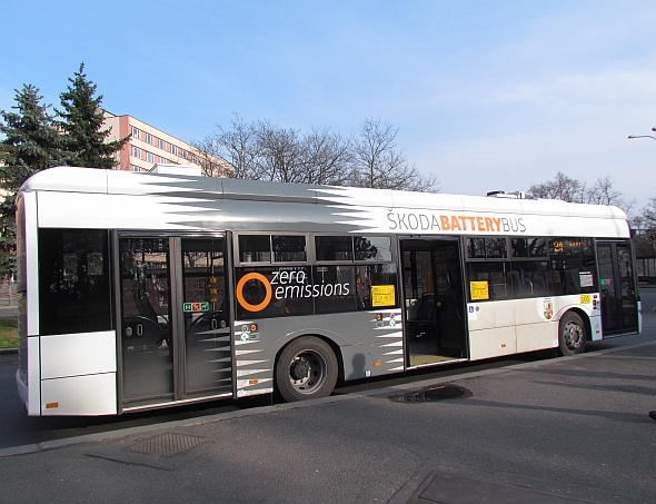 Druhý elektrobus Škoda PERUN  ode dneška ve zkušebním provozu s cestujícími