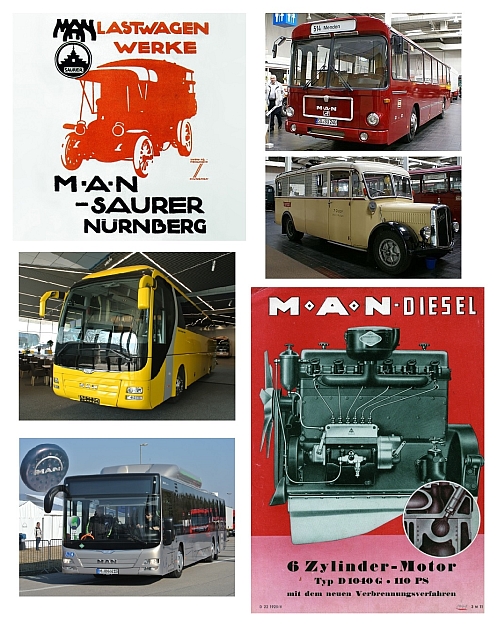 100 let nákladních vozidel a autobusů MAN