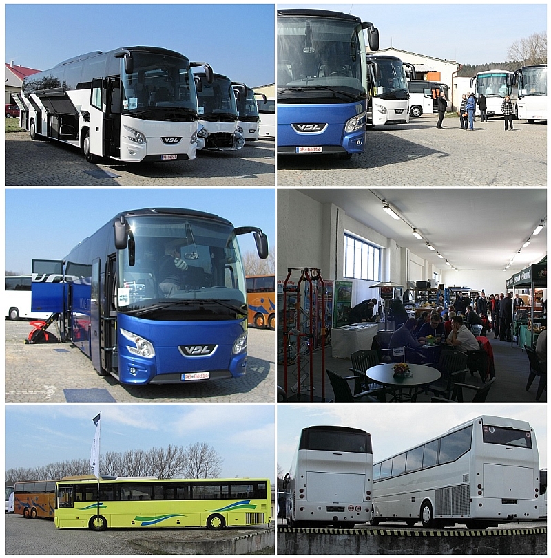 Z prezentační akce VDL Bus &amp; Coach CR v Dačicích 23. a 24.3.2015